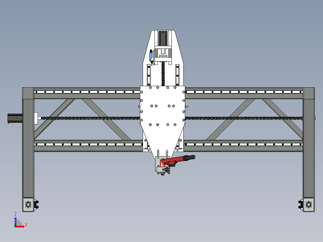 CNC XZ轴传动机构