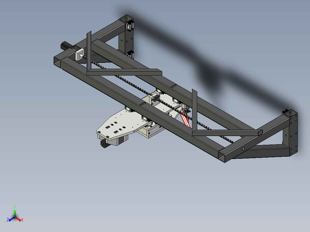 CNC XZ轴传动机构