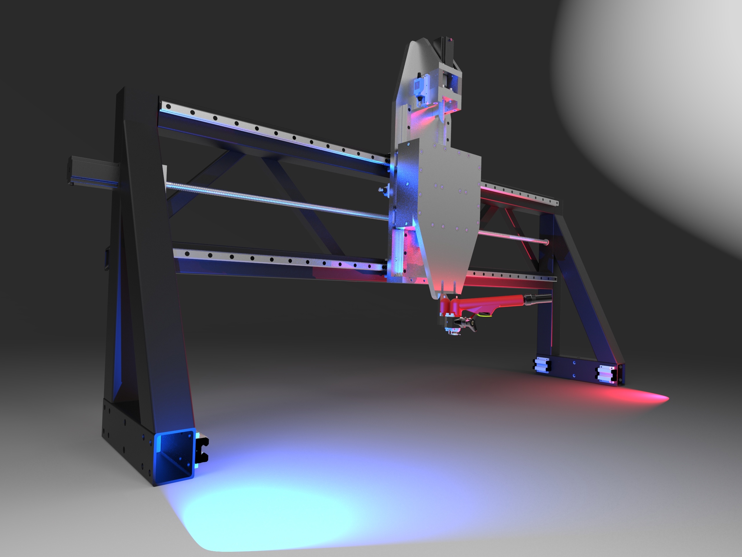 CNC XZ轴传动机构