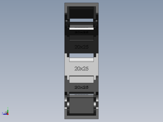 坦克链走线槽链标准件-20x25缩略图