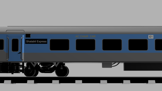 LHB COACH一节火车厢模型缩略图