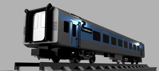 LHB COACH一节火车厢模型缩略图