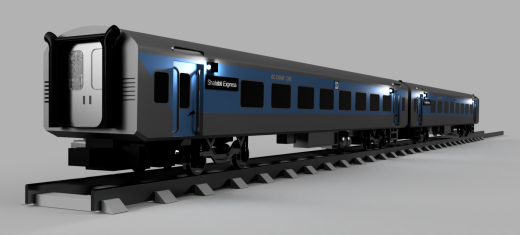 LHB COACH一节火车厢模型缩略图