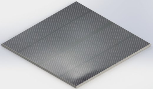 3W太阳能电池板，12伏，250毫安，单晶，环氧涂层，145x145毫米缩略图