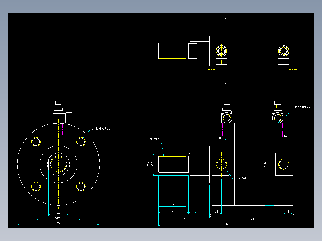 气缸 CG1-100