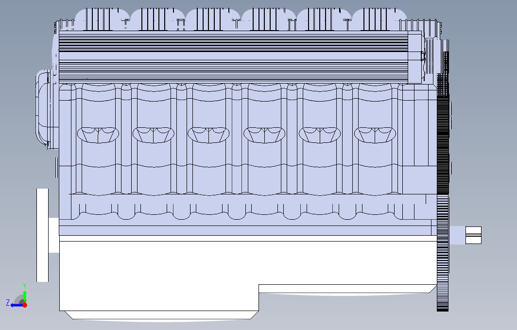 【526】V12发动机SW设计