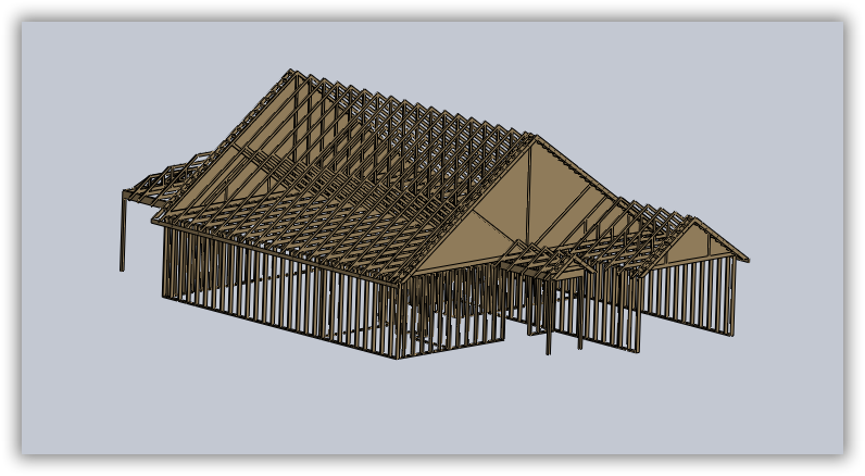 Casa frame房屋框架