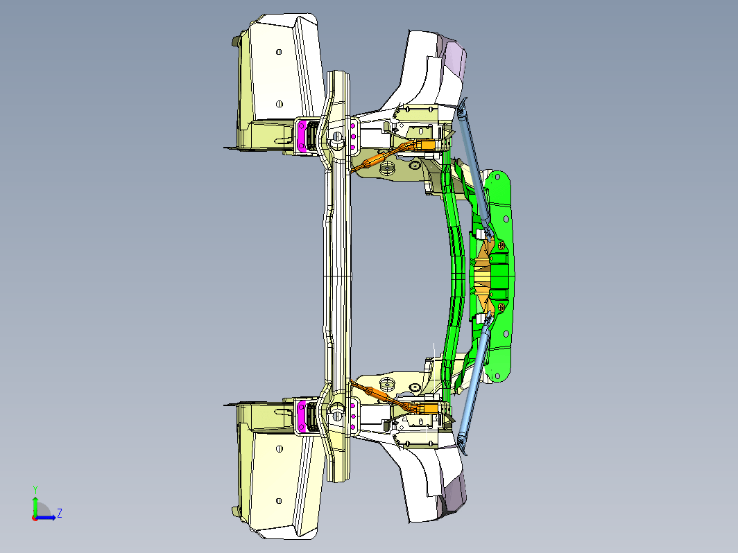 宝马X5白车身模型