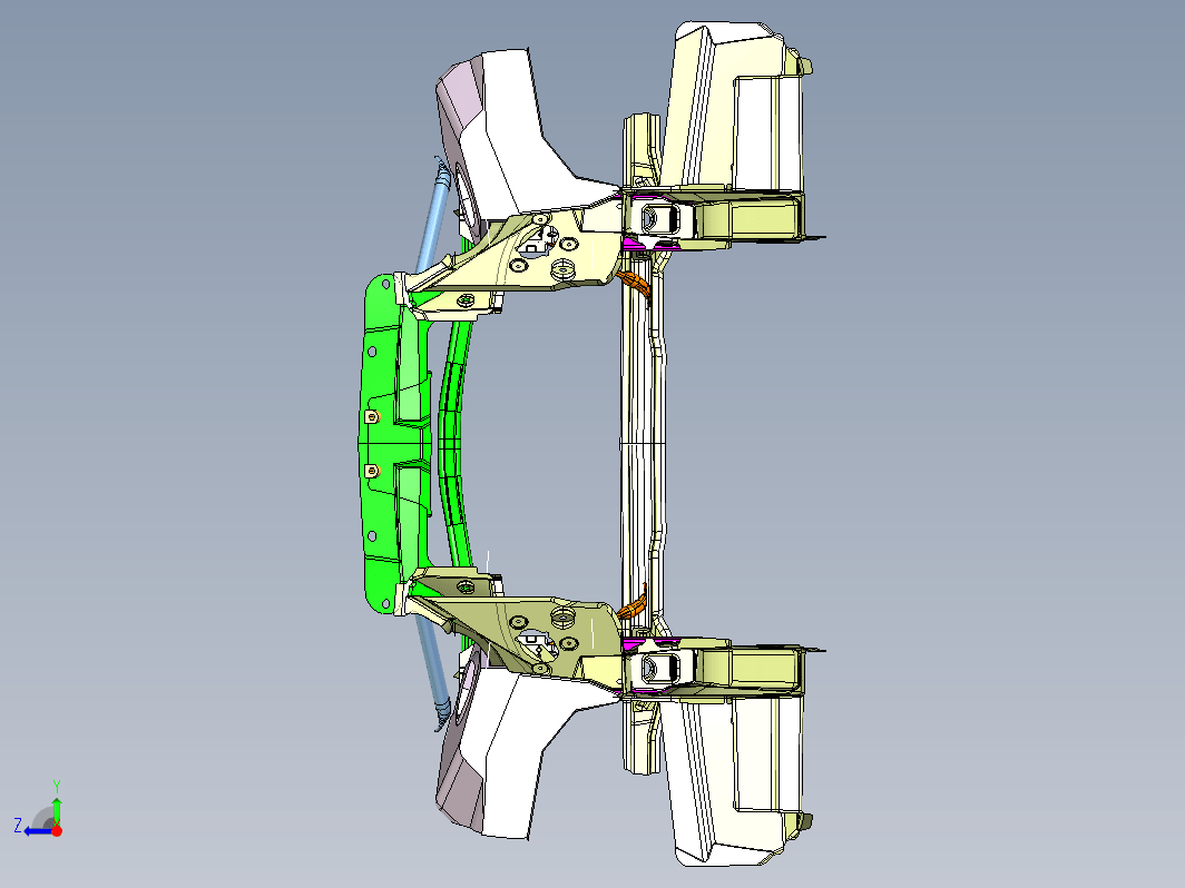 宝马X5白车身模型