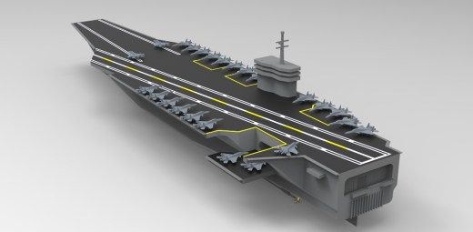 简易Nimitz Class尼米兹级航空母舰缩略图