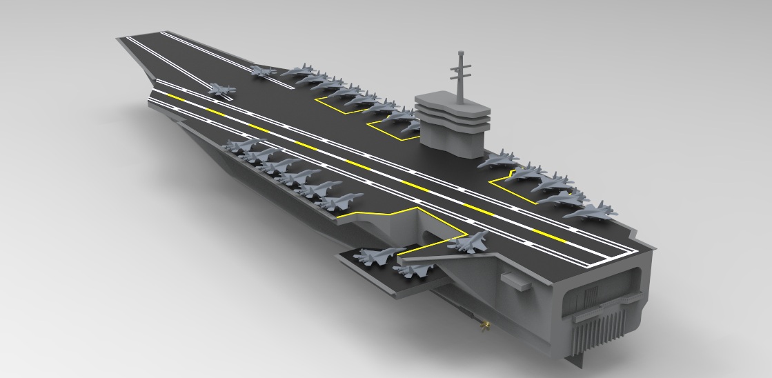简易Nimitz Class尼米兹级航空母舰