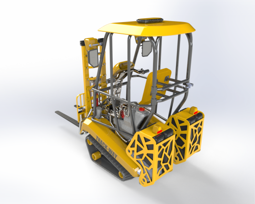 全地形赛格威三角履带叉车 Track-way V3 Forklift缩略图