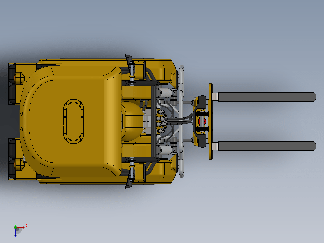 全地形赛格威三角履带叉车 Track-way V3 Forklift