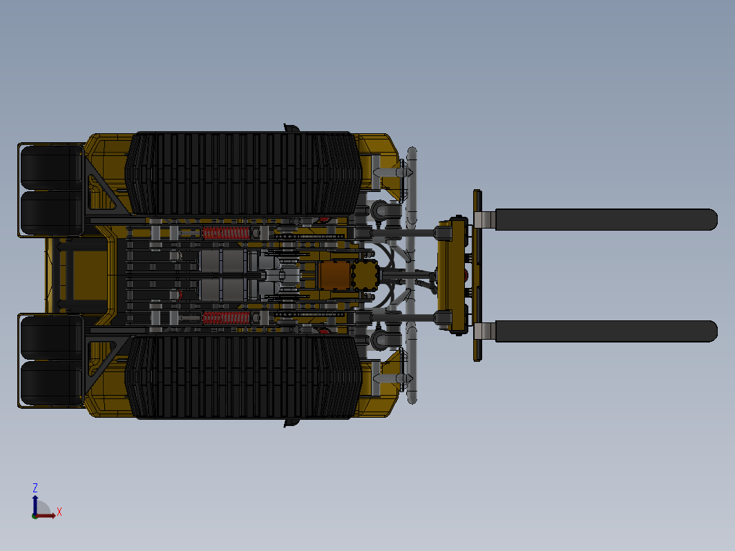 全地形赛格威三角履带叉车 Track-way V3 Forklift