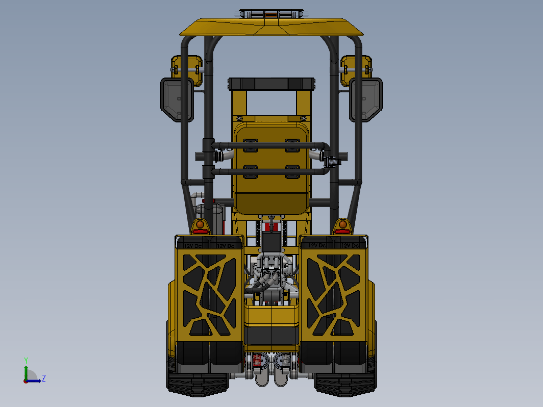 全地形赛格威三角履带叉车 Track-way V3 Forklift