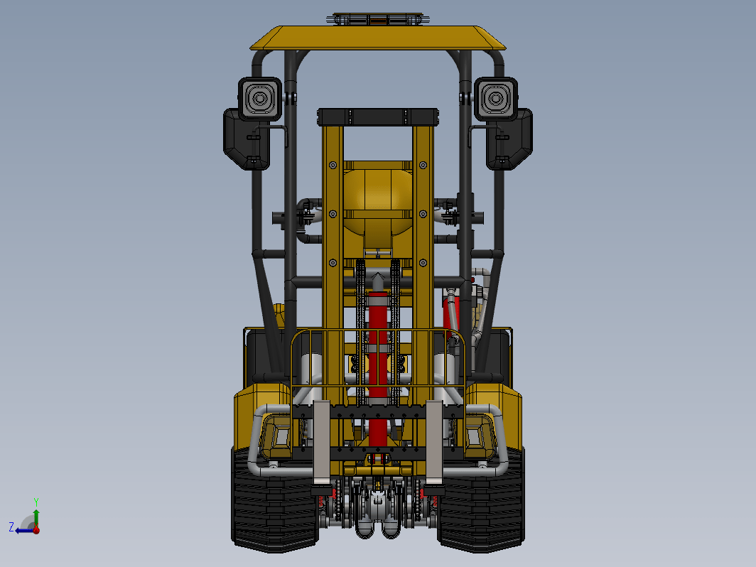 全地形赛格威三角履带叉车 Track-way V3 Forklift