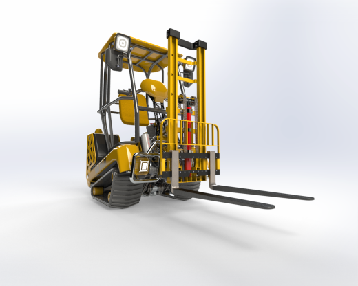 全地形赛格威三角履带叉车 Track-way V3 Forklift缩略图