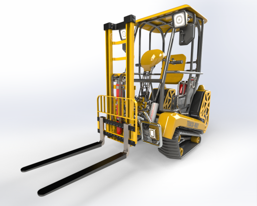 全地形赛格威三角履带叉车 Track-way V3 Forklift缩略图