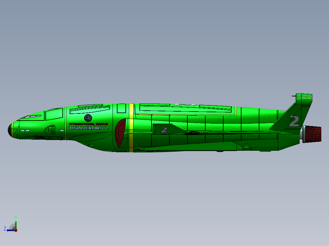 Thunderbird 2 mk-b飞行器