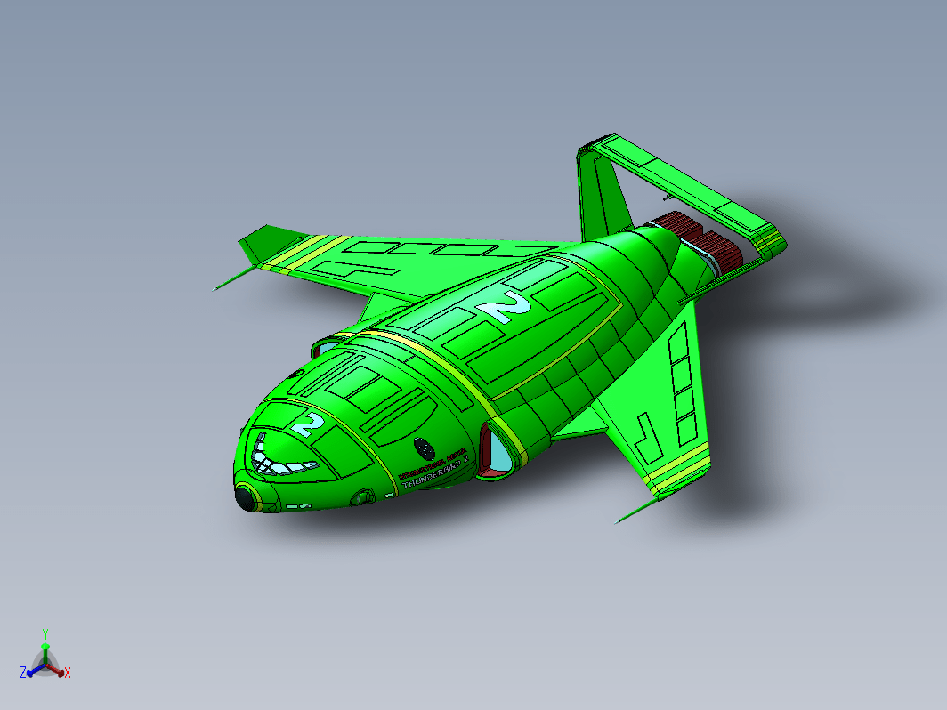 Thunderbird 2 mk-b飞行器