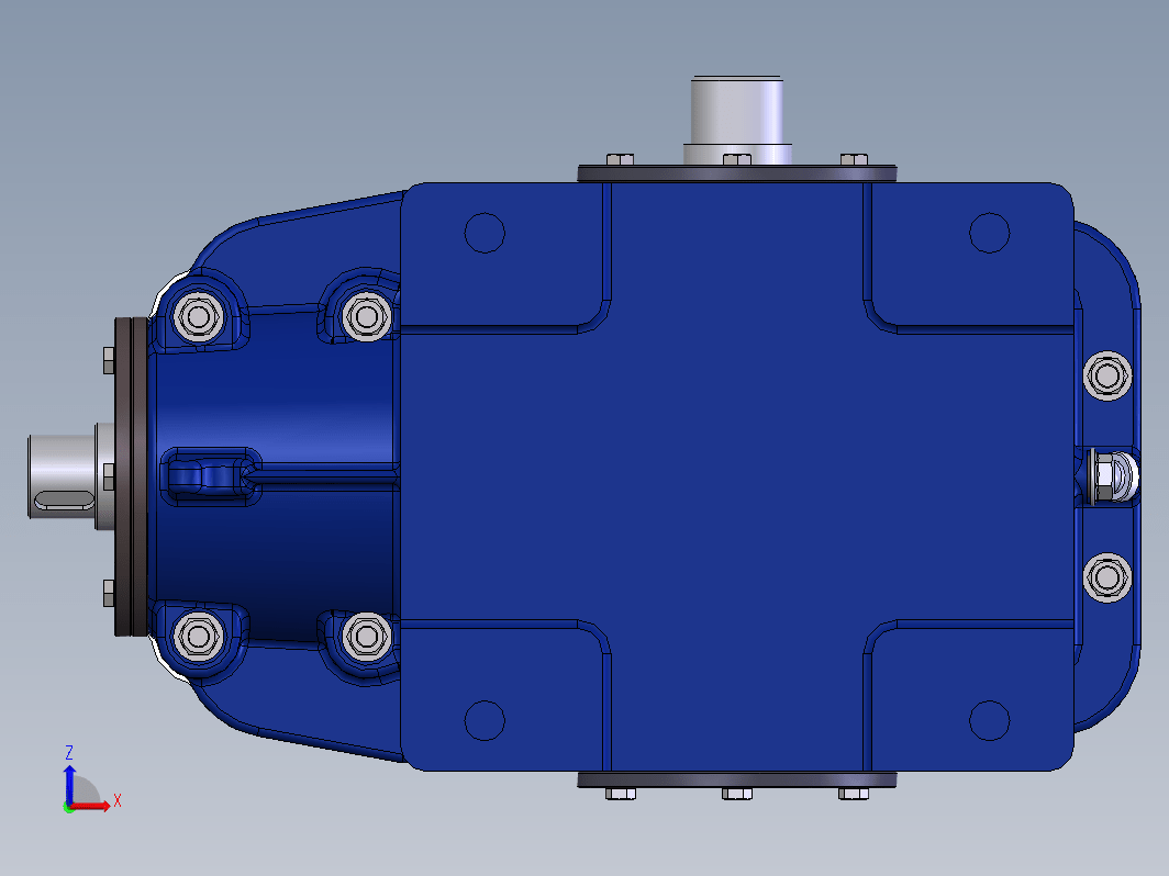 solidworks圆锥齿轮减速器模型