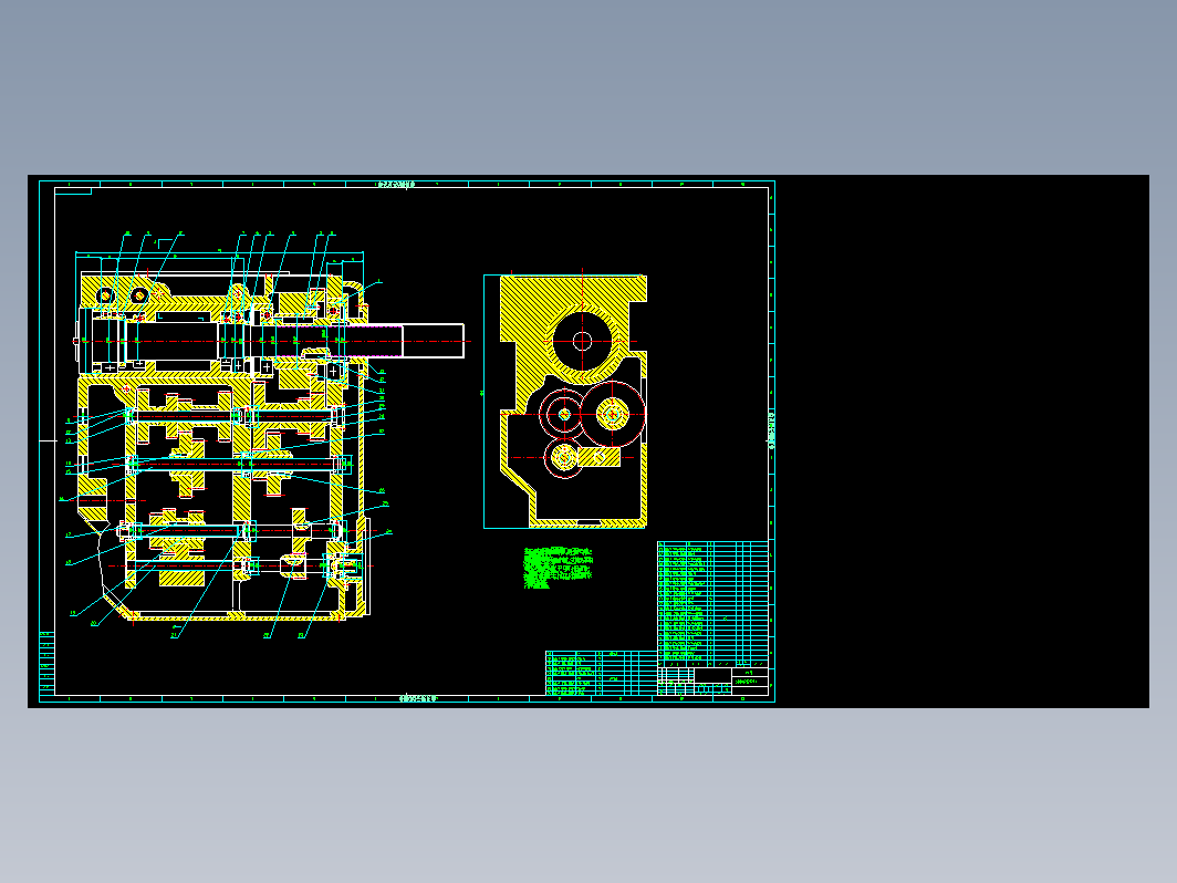 x2010主轴变速箱