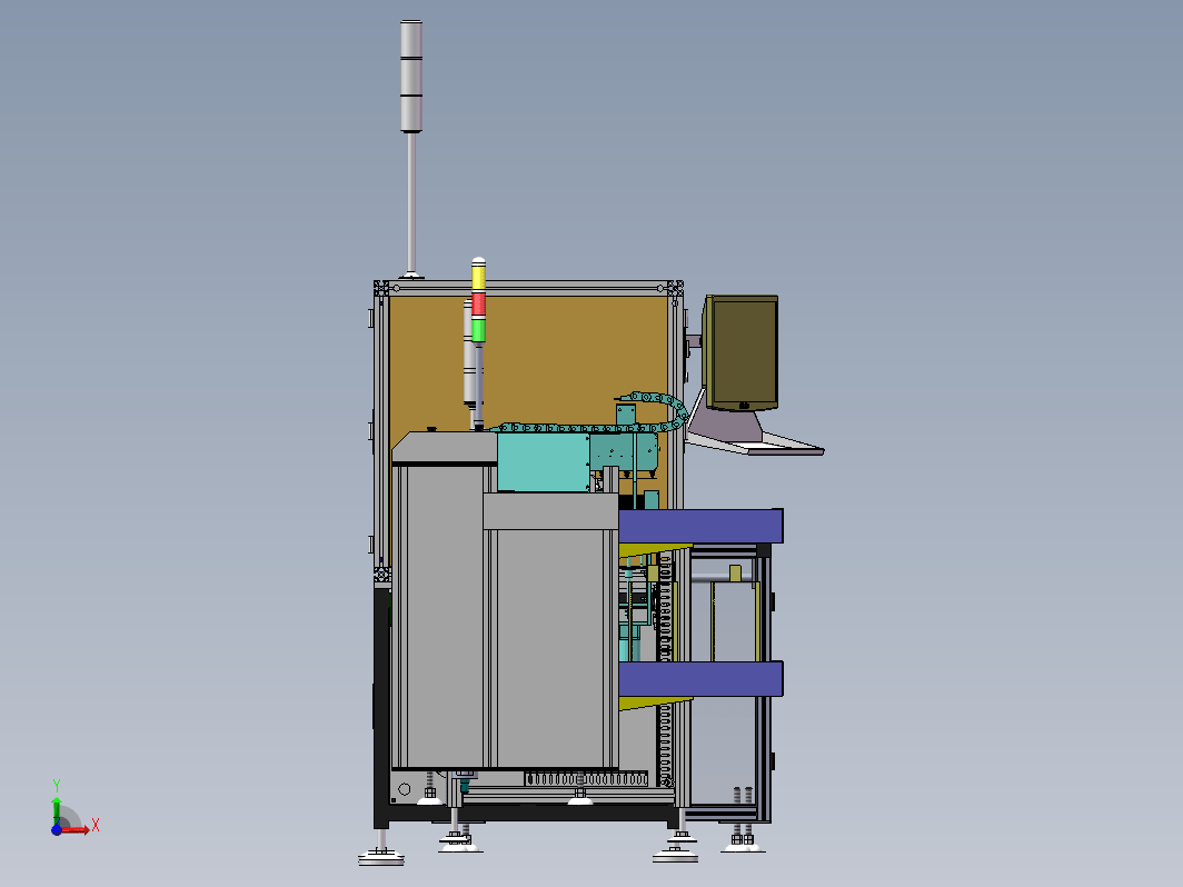 全自动PCB点胶测试自动流水线