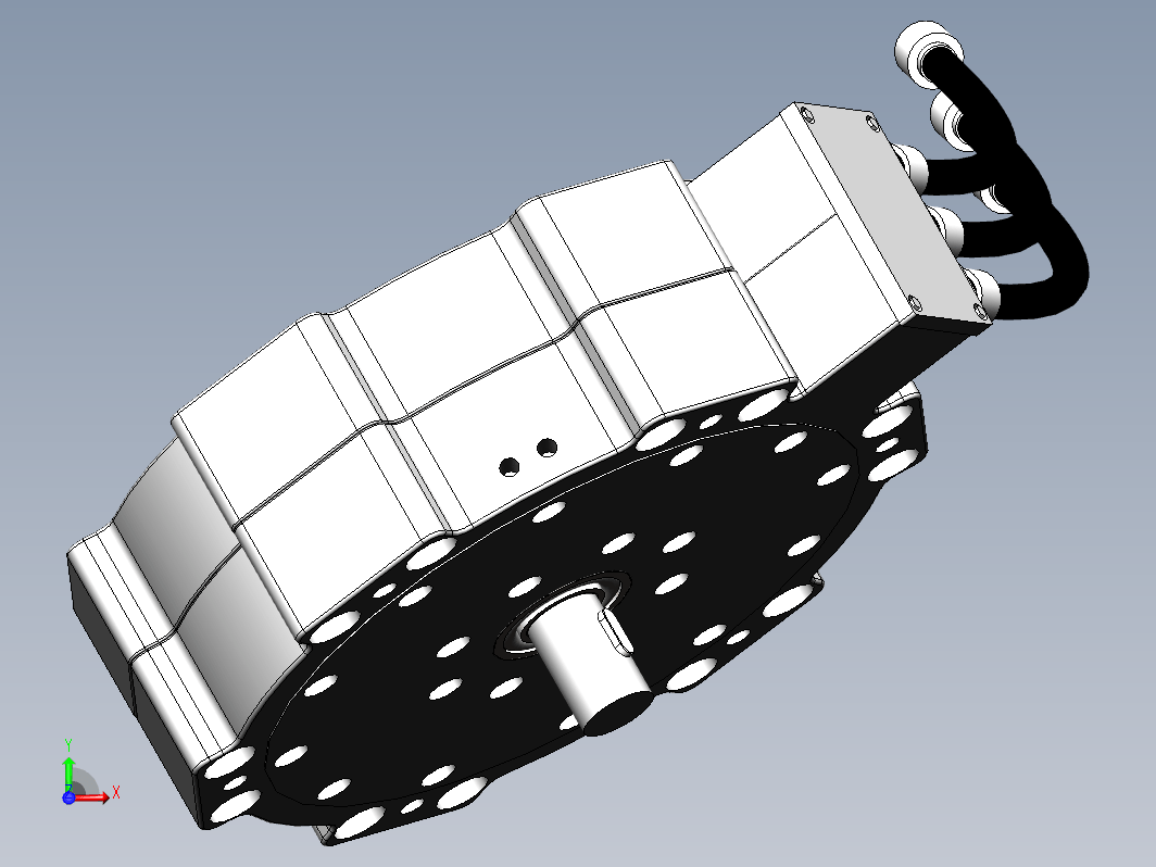 F0634-轮毂电机模型图