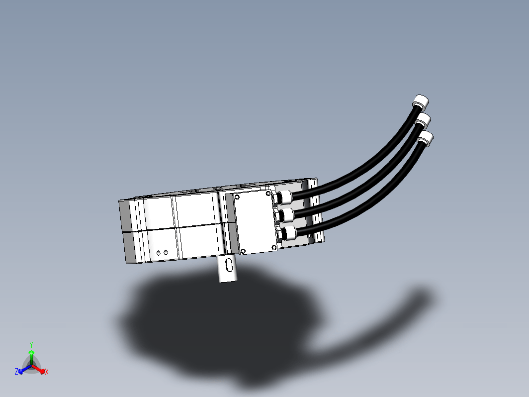 F0634-轮毂电机模型图