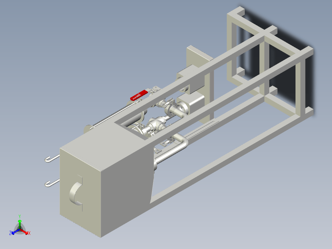 手动灌装机3D数模图纸 STP格式
