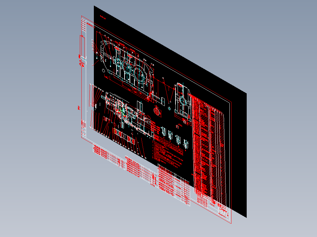 DCY560-00 减速机总装图