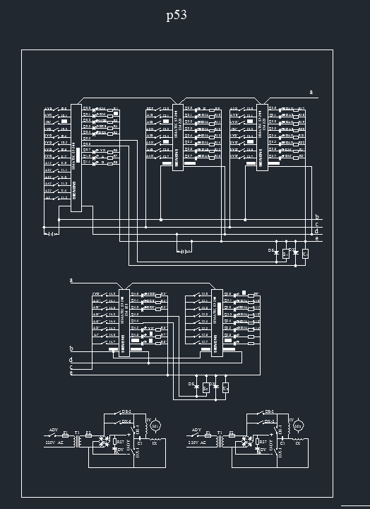 PLC控制电梯 CAD图纸 说明书