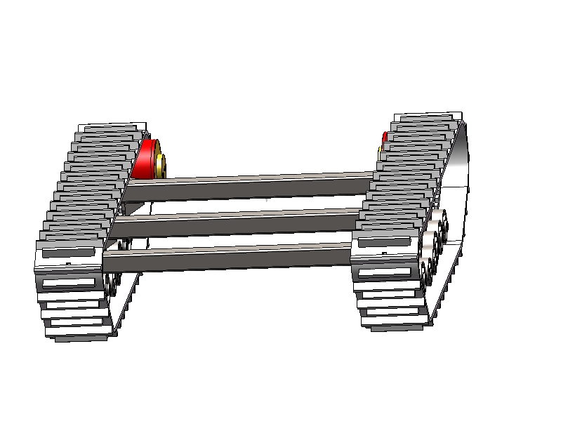 履带底架三维SW2020无参