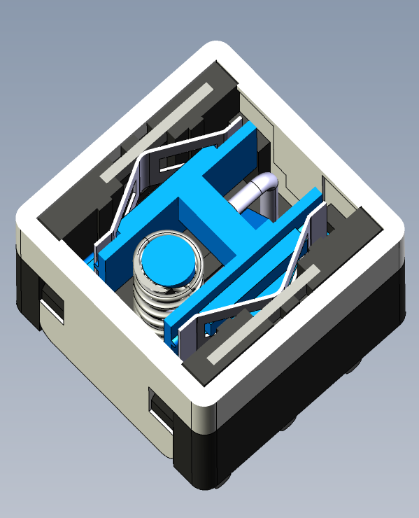 按钮开关 8x8 6pin 带锁