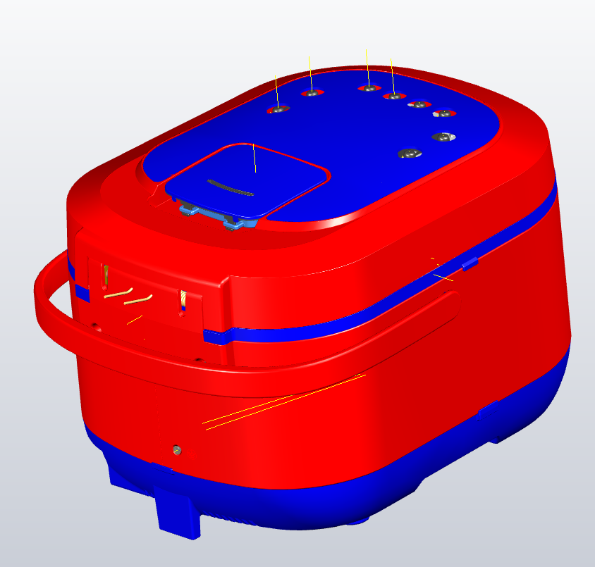 智能电饭煲结构设计量产整机