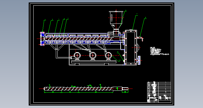 年产3000万米PVC护套电力电缆成型工艺设计CAD+说明书