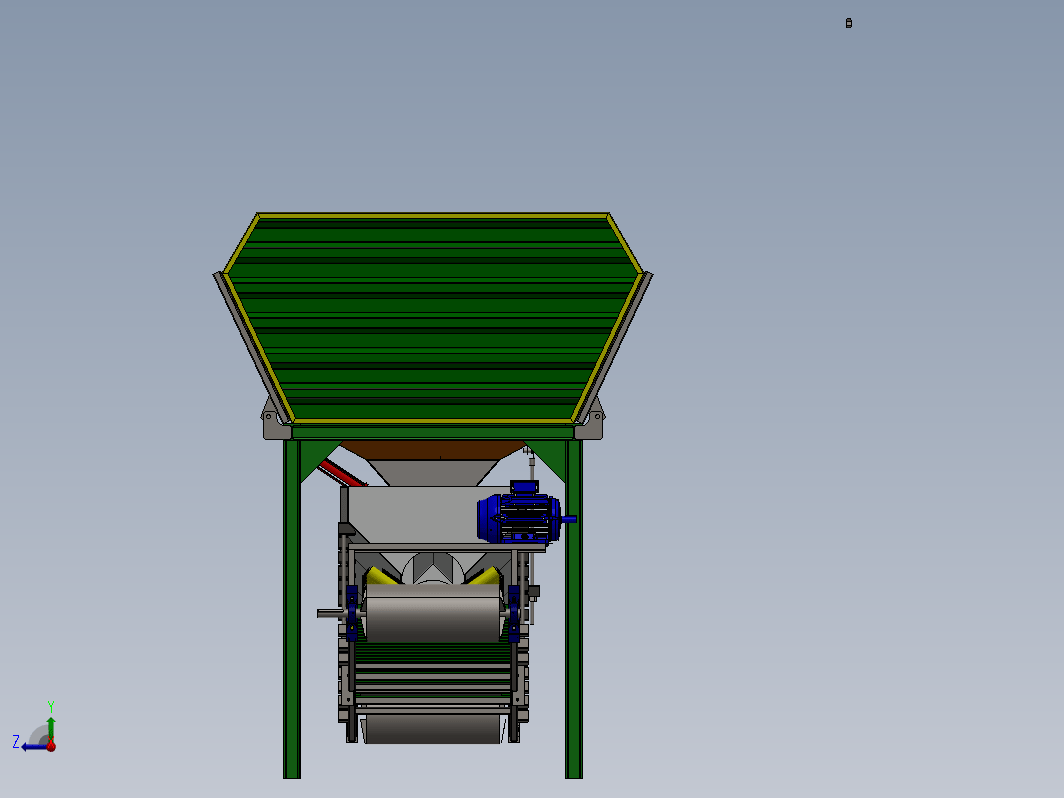 骨料储存输送线 aggregate-storage