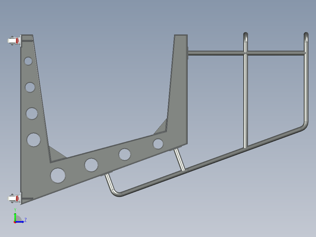 Cantilever Platform移动式钢结构高台