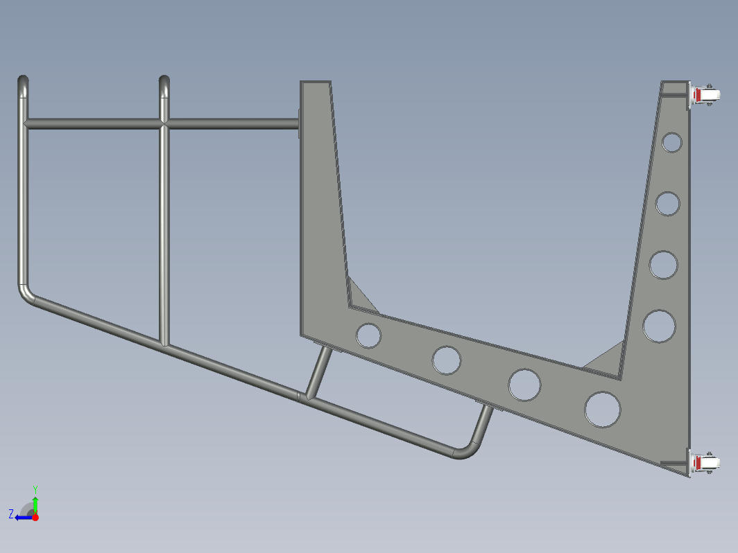 Cantilever Platform移动式钢结构高台