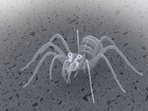 Tarantula蜘蛛立体拼装模型