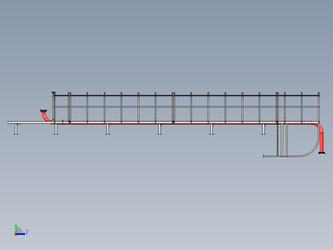 工业建筑消防逃生梯