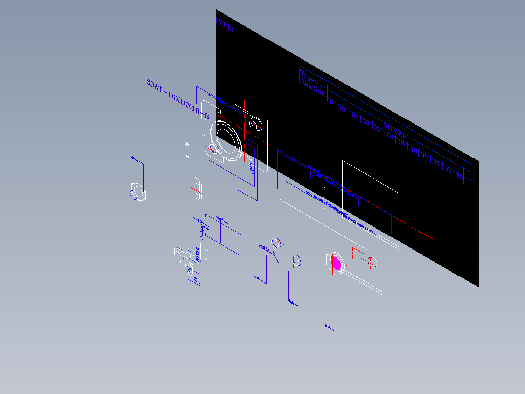 SDA气缸 83-SDAT-16-BZW