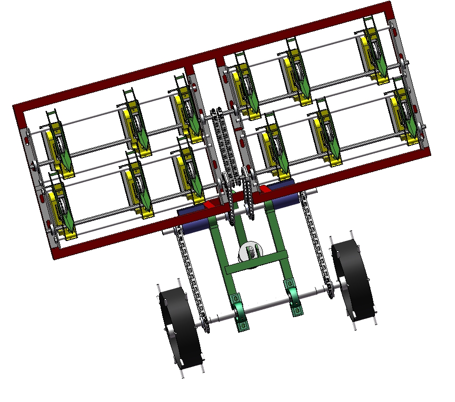 基于Solidworks花生播种机的三维结构设计三维SW2014带参