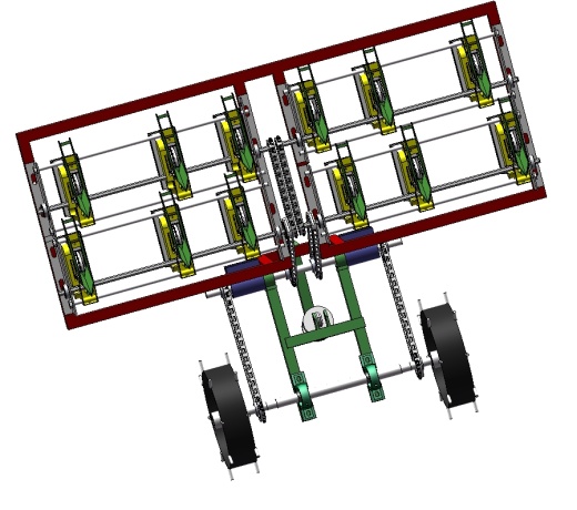 基于Solidworks花生播种机的三维结构设计三维SW2014带参缩略图