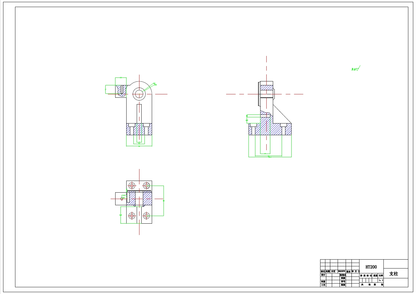 CA6140车床拨叉二维三维图纸三维UG12.0带参+CAD+说明书