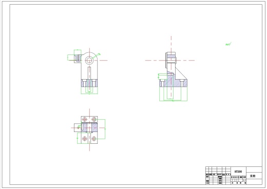CA6140车床拨叉二维三维图纸三维UG12.0带参+CAD+说明书缩略图