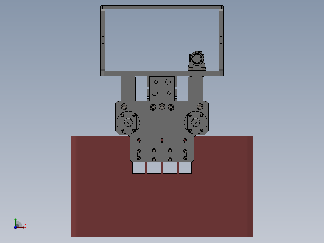 机器人夹塑料框夹具