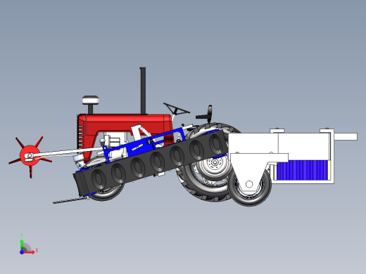 白菜（橄榄菜）收获机三维SW2016带参缩略图