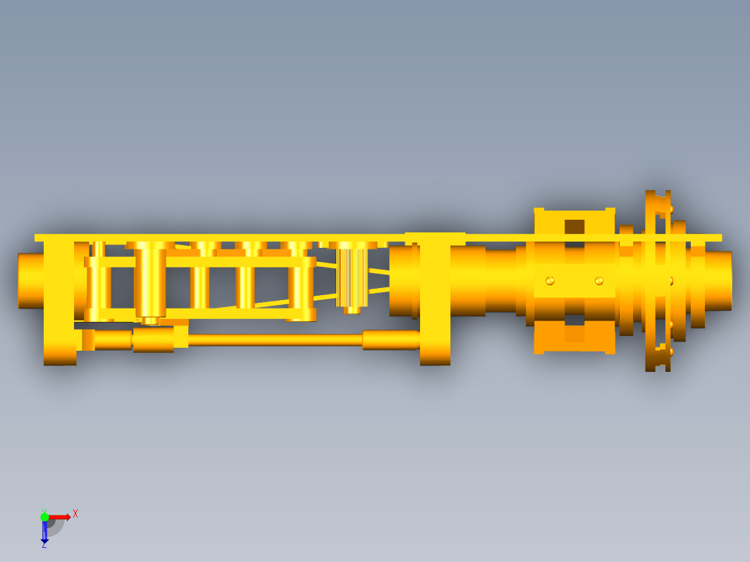 汽车线束用波纹管自动切割机三维UG10.0无参+CAD+说明书