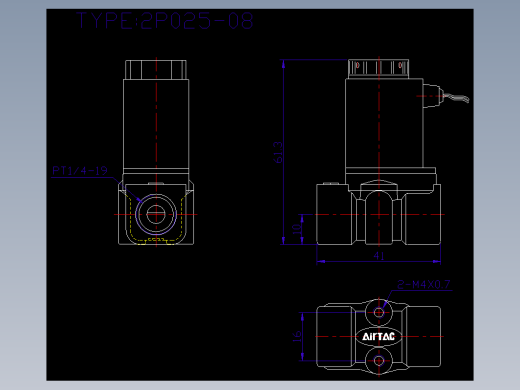 Solenoid Valves电磁阀 2P025-08缩略图